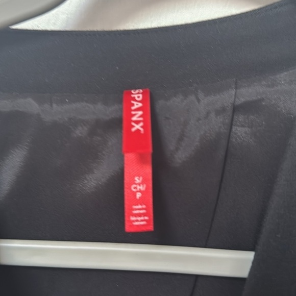 Spanx The Perfect Collarless Women's Black Blazer - Picture 7 of 8